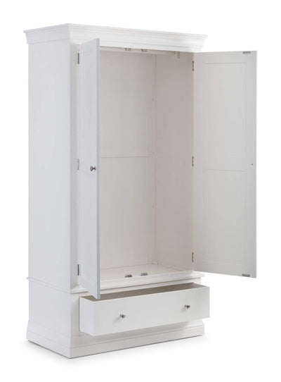 Clermont 2 Door 1 Drawer Wardrobe