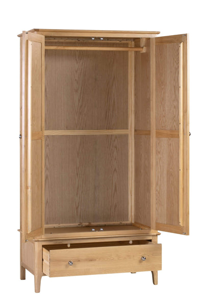 Cotswold 2 Door 1 Drawer Wardrobe