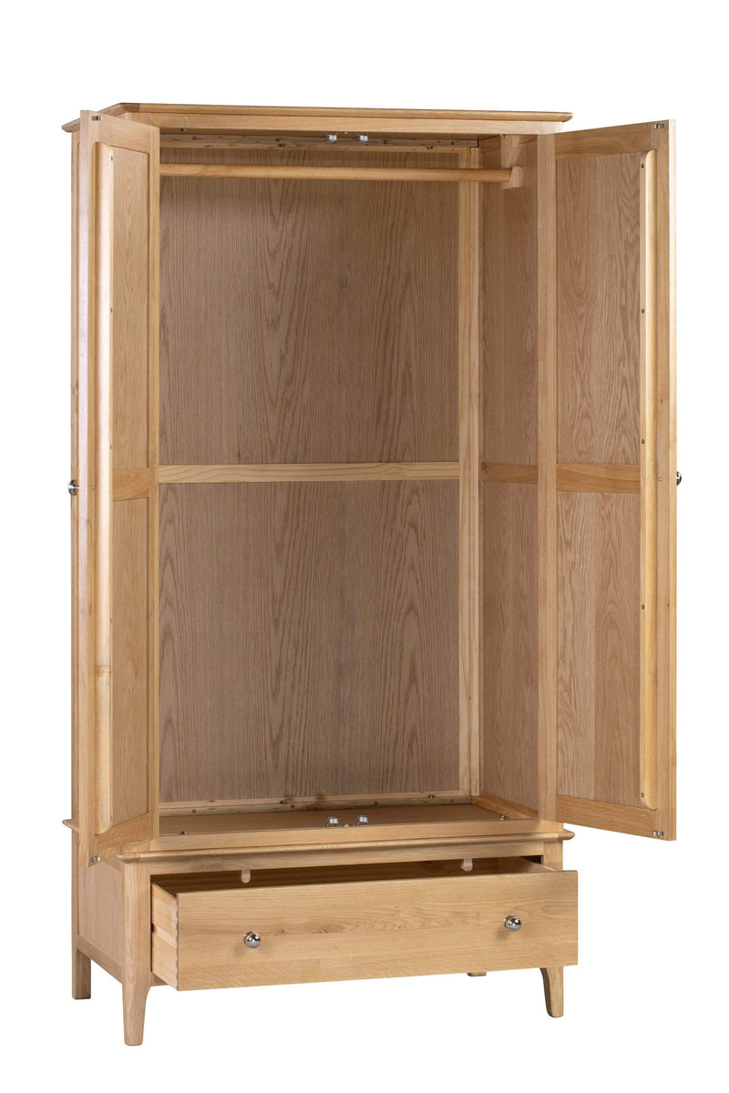 Cotswold 2 Door 1 Drawer Wardrobe