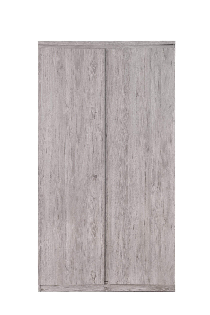 Jupiter  2 Door Wardrobe Grey Oak