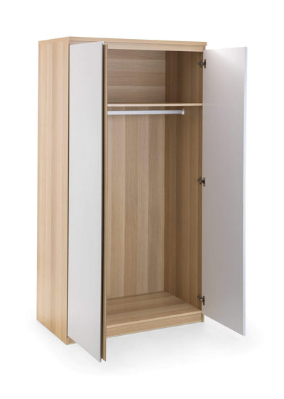 Jupiter  2 Door Wardrobe White & Oak