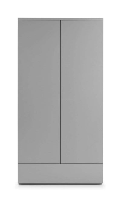 Monaco 2 Door 1 Drw Wardrobe - Grey Gloss