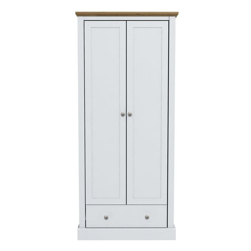 Devon 2 Door Wardrobe White