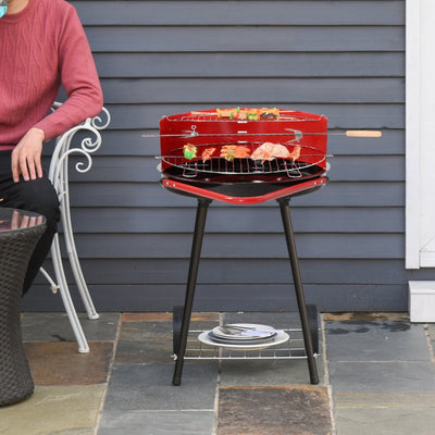 Parrilla de carbón para barbacoa al aire libre 