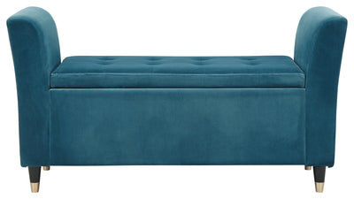 Genoa Window Seat Teal Fabric