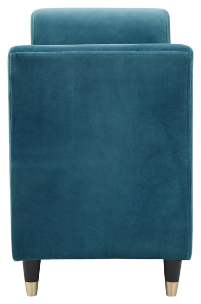 Genoa Window Seat Teal Fabric