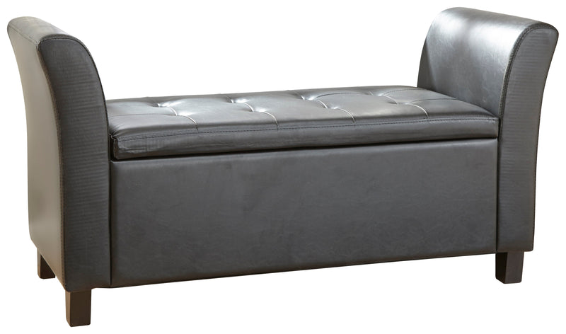 Verona Window Seat Black Pu