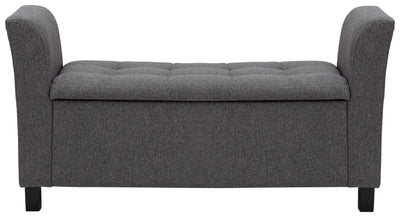 Verona Window Seat Charcoal Fabric