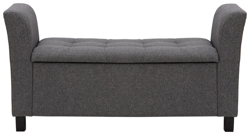 Verona Window Seat Charcoal Fabric