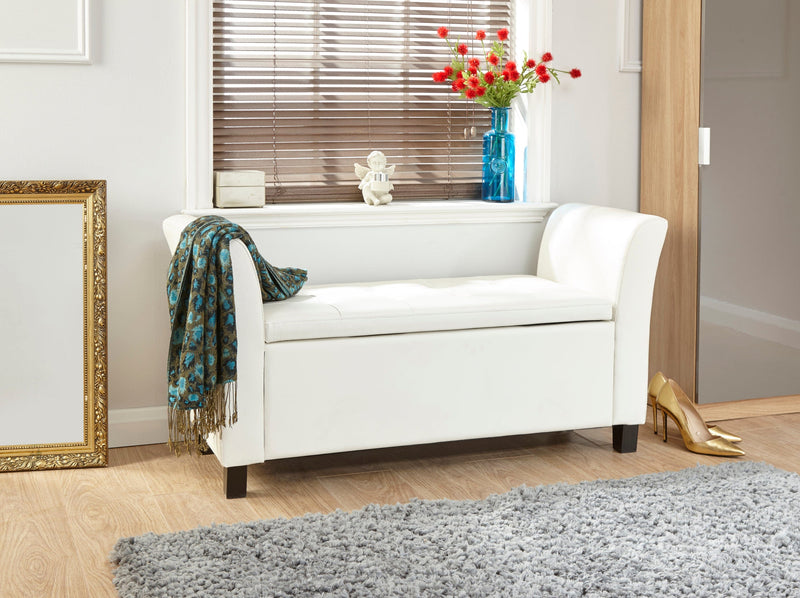 Verona Window Seat White Pu