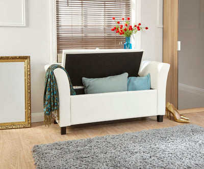 Verona Window Seat White Pu