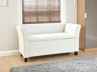 Verona Window Seat White Pu