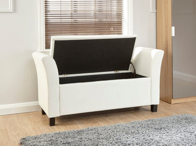 Verona Window Seat White Pu