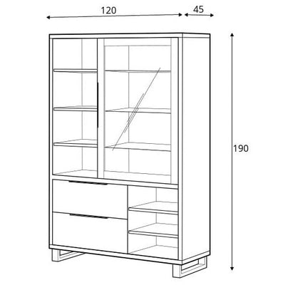 Halle 13 Tall Display Cabinet