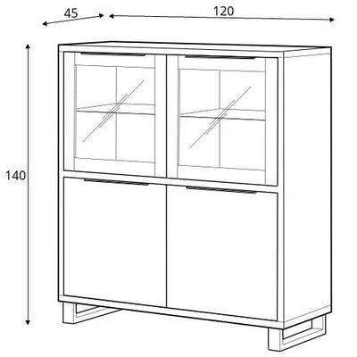 Halle 42 Display Cabinet