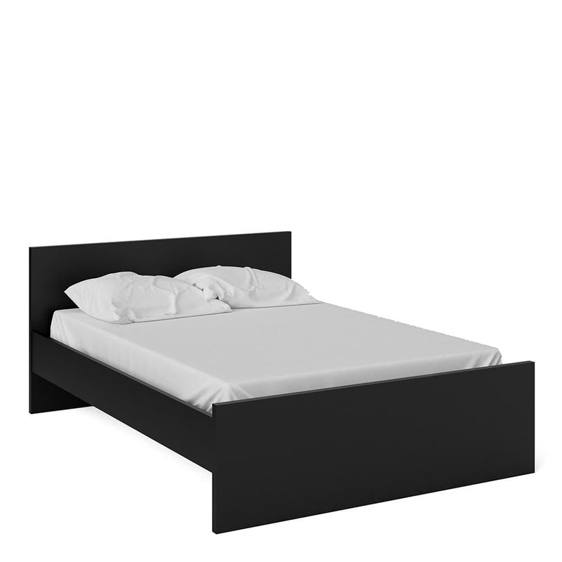 Naia - Naia Double Bed 4ft6 (140 x 190) in Black Matt