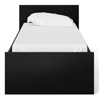 Naia - Naia Single Bed 3ft (90 x 190) in Black Matt