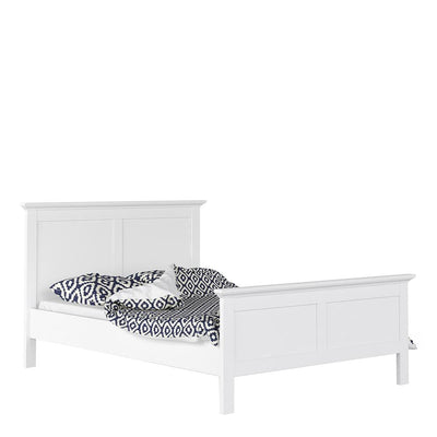 Paris - Double Bed (140 x 200) in White