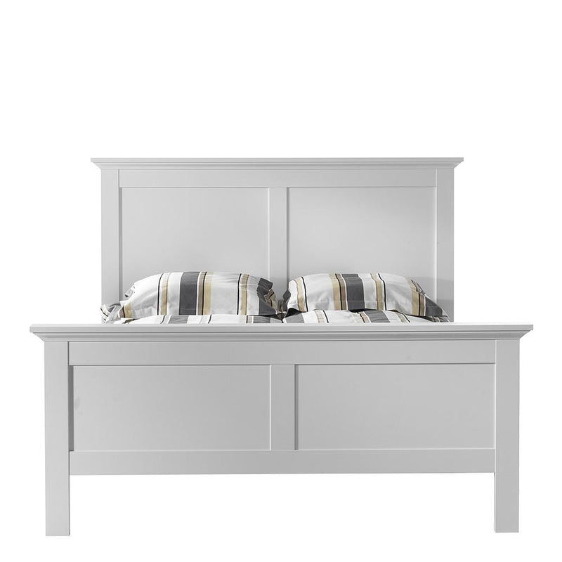 Paris - Double Bed (140 x 200) in White