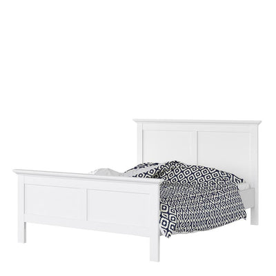 Paris - Double Bed (140 x 200) in White