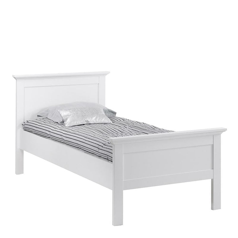 Paris - Single Bed (90 x 200) in White