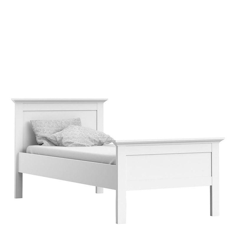 Paris - Single Bed (90 x 200) in White