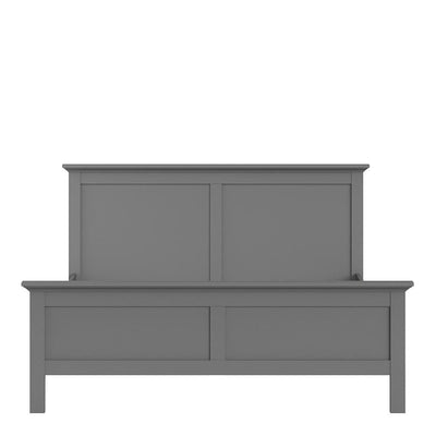 Paris - Super King Bed (180 x 200) in Matt Grey