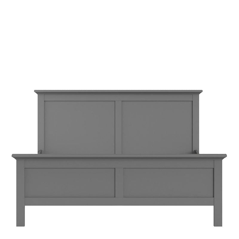 Paris - Super King Bed (180 x 200) in Matt Grey