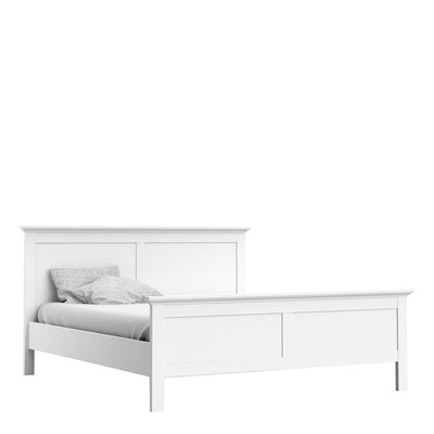 Paris - Super King Bed (180 x 200) in White