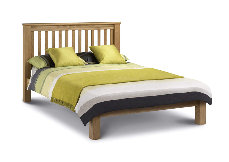 Amsterdam Oak Bed with Low Foot End - Wood - Light Oak