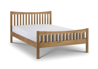 Bergamo Oak Bed - Wood - Natural Oak