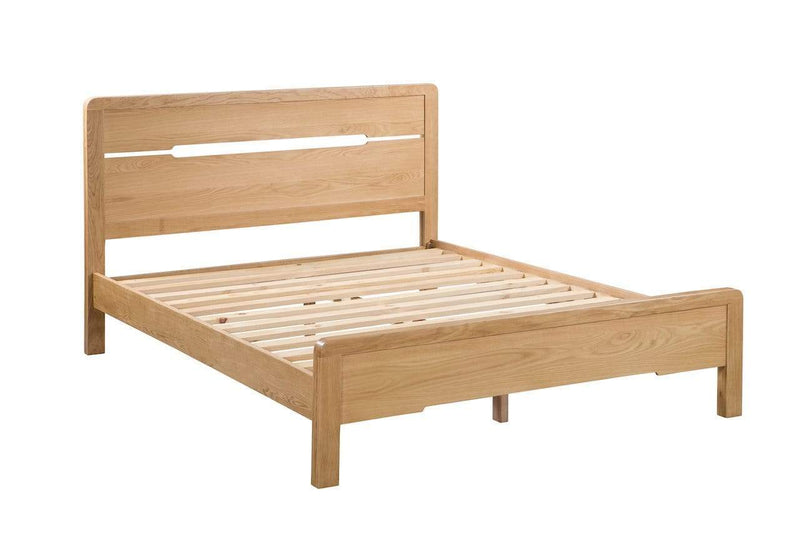 Curve Double Bed - Curve - Oak