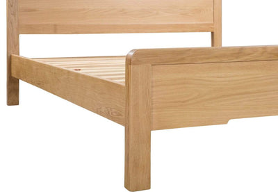 Curve Double Bed - Curve - Oak