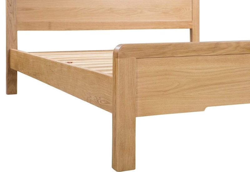 Curve Double Bed - Curve - Oak