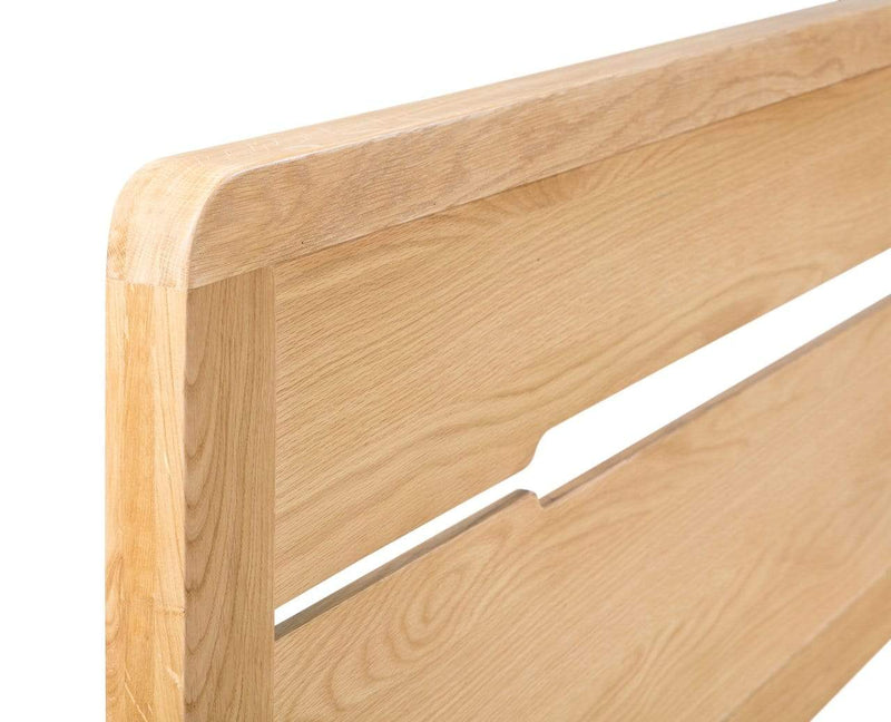 Curve Double Bed - Curve - Oak