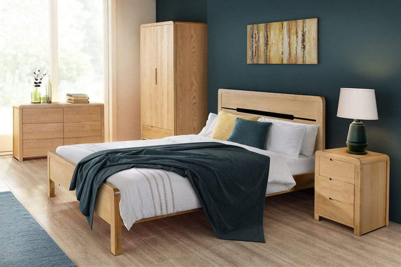 Curve Double Bed - Curve - Oak