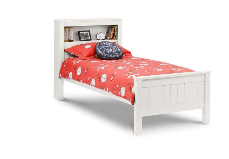 Maine Bookcase Bed Surf White