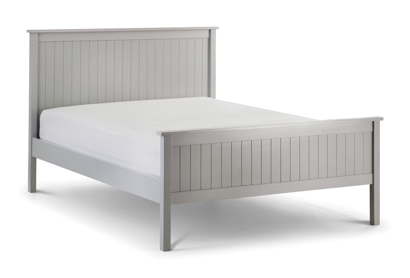 Maine Wooden Bed - Dove Grey