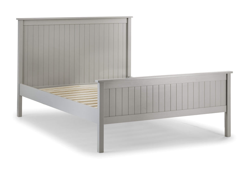 Maine Wooden Bed - Dove Grey