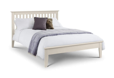 Salerno Shaker Bed Ivory - Wood - Ivory