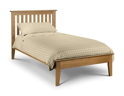 Salerno Shaker Bed Oak - Wood - Natural Oak