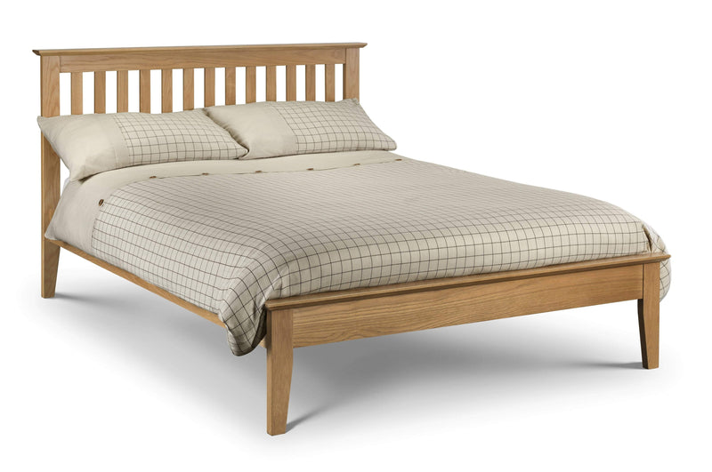 Salerno Shaker Bed Oak - Wood - Natural Oak