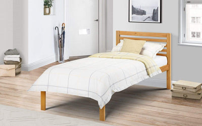 Slocum Bed Antique Pine - Wood - Antique Pine