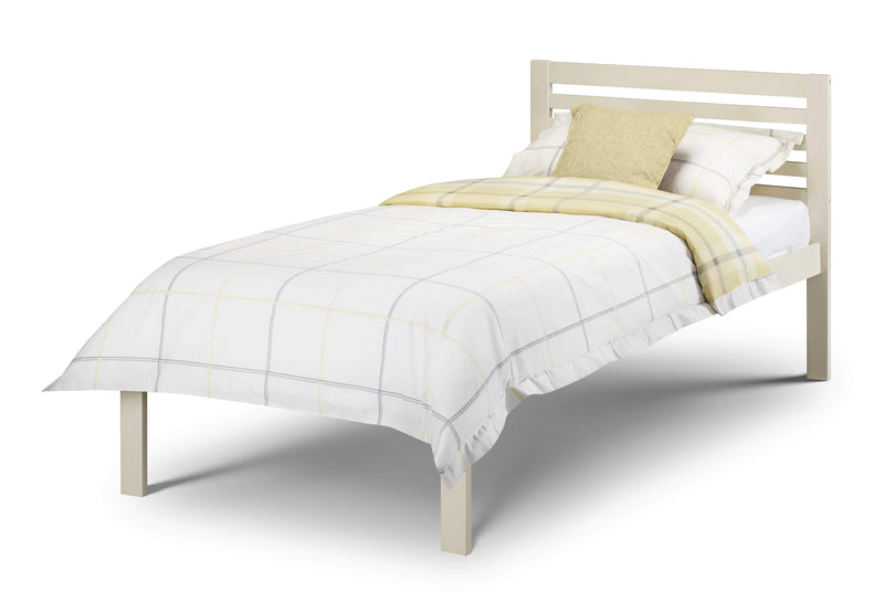 Slocum Bed Stone White - Wood - Stone White