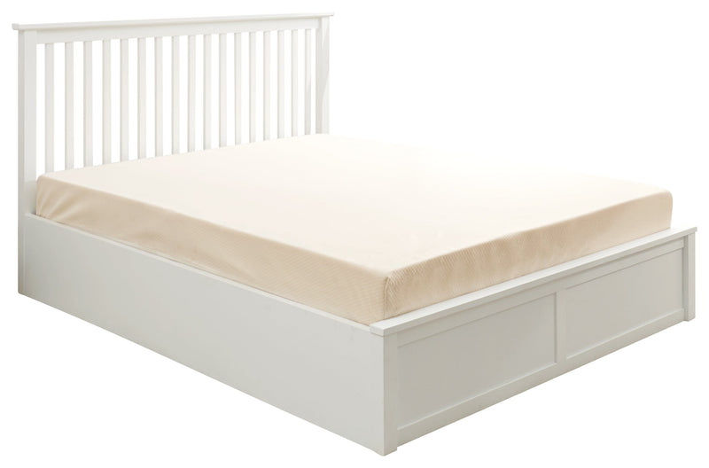 Como Wooden Ottoman Bed White