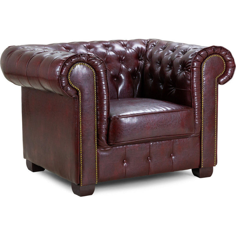 Chesterfield Leather Armchair