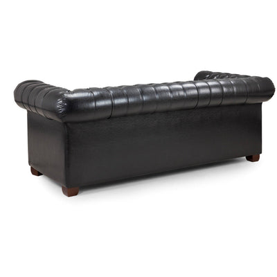 Chesterfield 3 Seater Leather Sofa