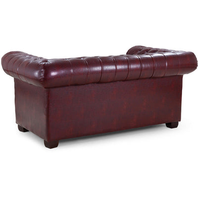 Chesterfield 2 Seater Leather Sofa