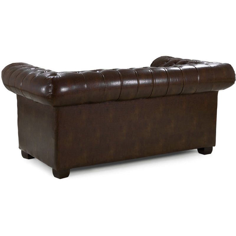 Chesterfield 2 Seater Leather Sofa