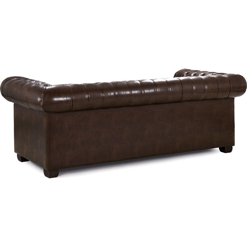 Chesterfield 3 Seater Leather Sofa